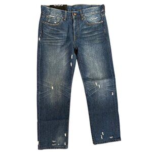 BDG Hiro Low Rise Distressed Blue Jeans 27W Urban Outfitters 100% Cotton Casual